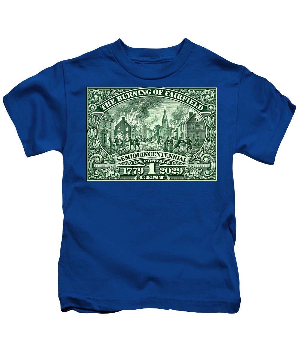 Burning of Fairfield 1c - Kids T-Shirt