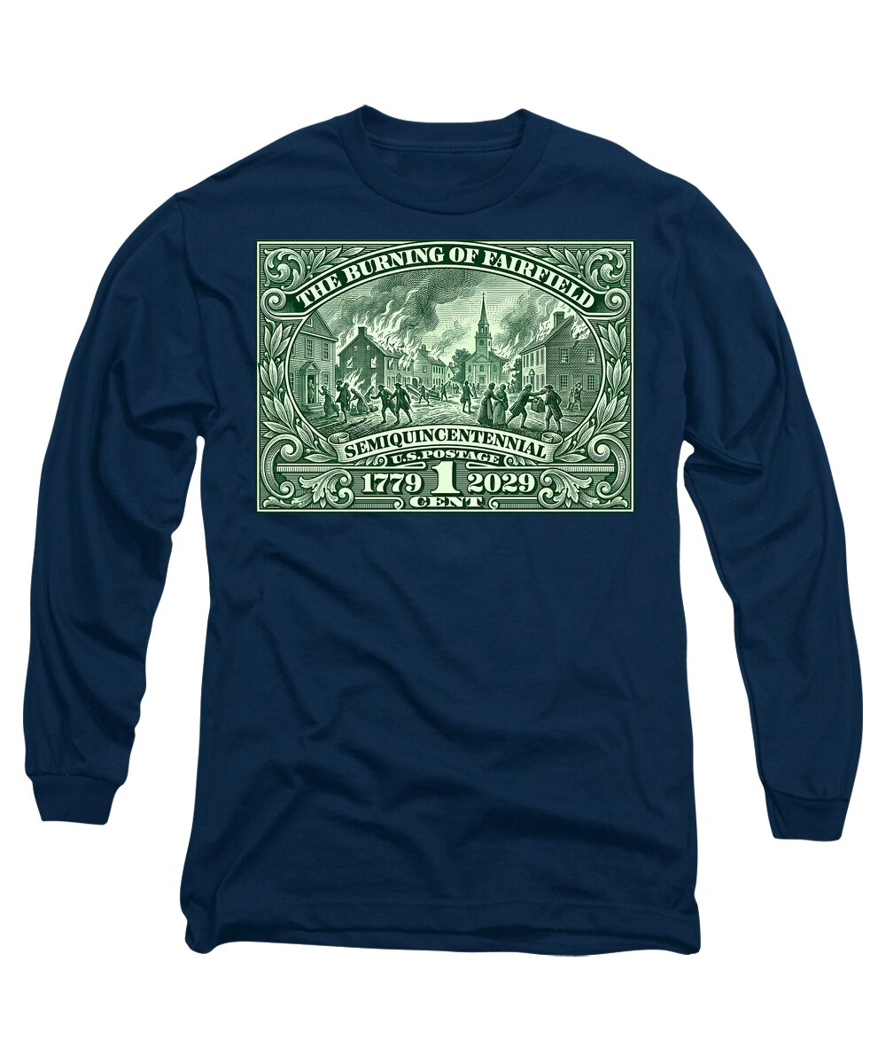 Burning of Fairfield 1c - Long Sleeve T-Shirt