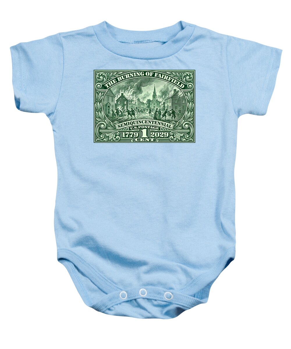Burning of Fairfield 1c - Baby One-Piece