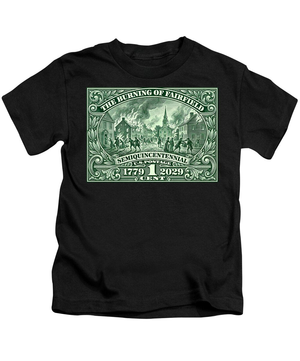 Burning of Fairfield 1c - Kids T-Shirt