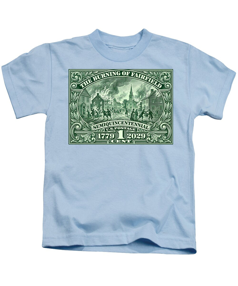 Burning of Fairfield 1c - Kids T-Shirt