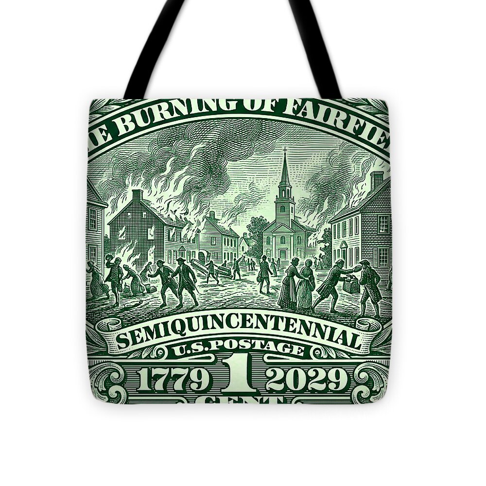 Burning of Fairfield 1c - Tote Bag