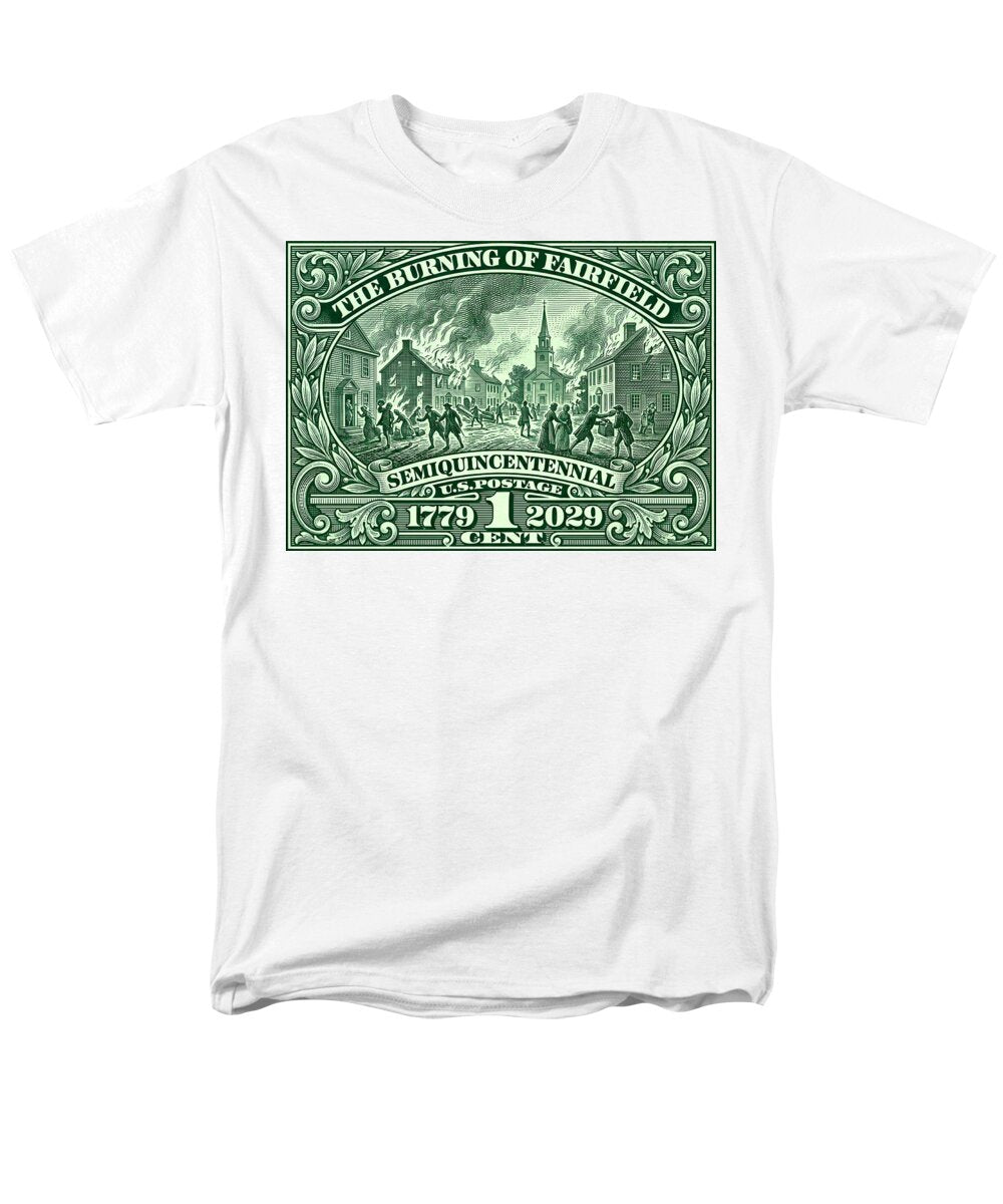 Burning of Fairfield 1c - Men's T-Shirt  (Regular Fit)