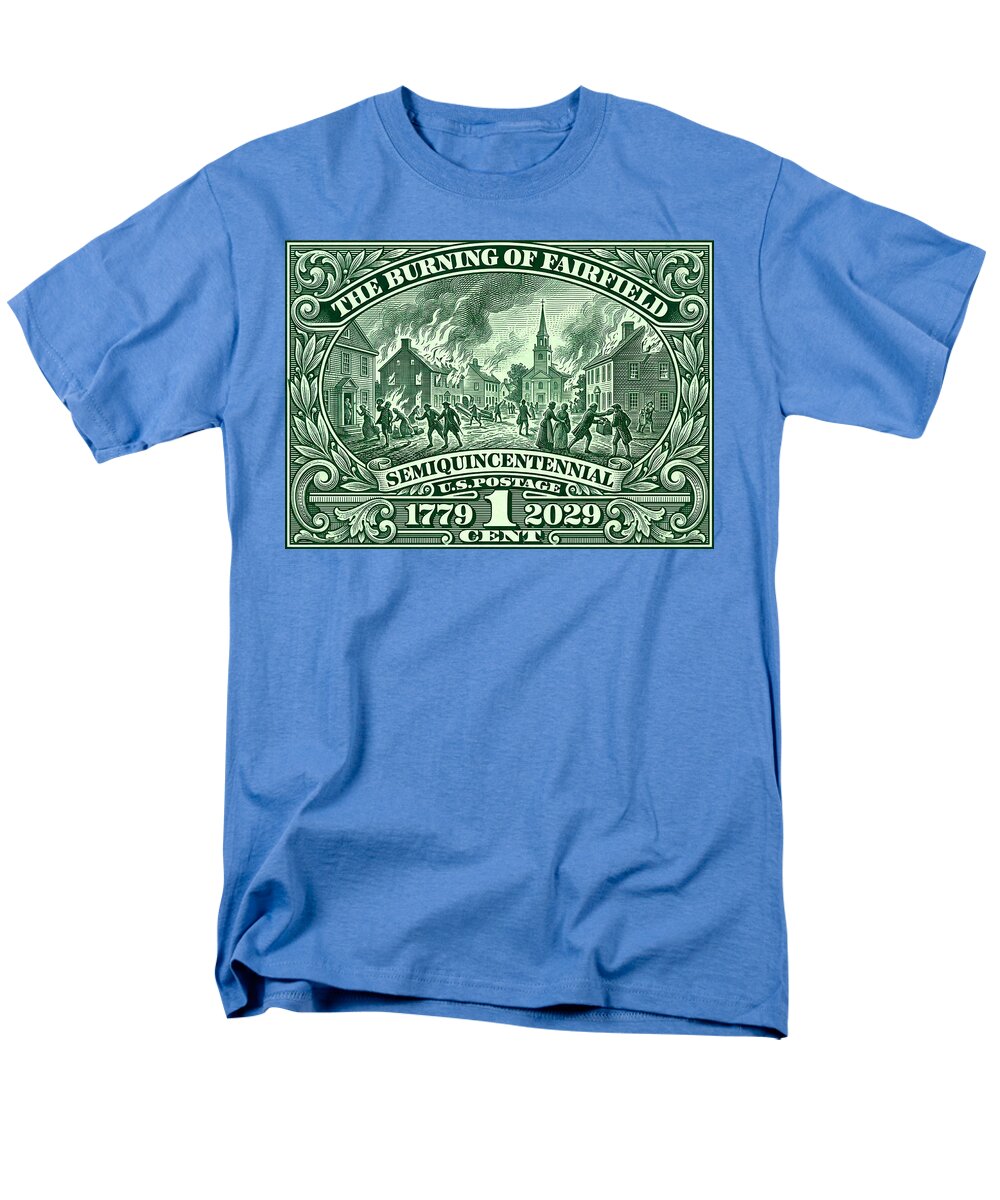 Burning of Fairfield 1c - Men's T-Shirt  (Regular Fit)