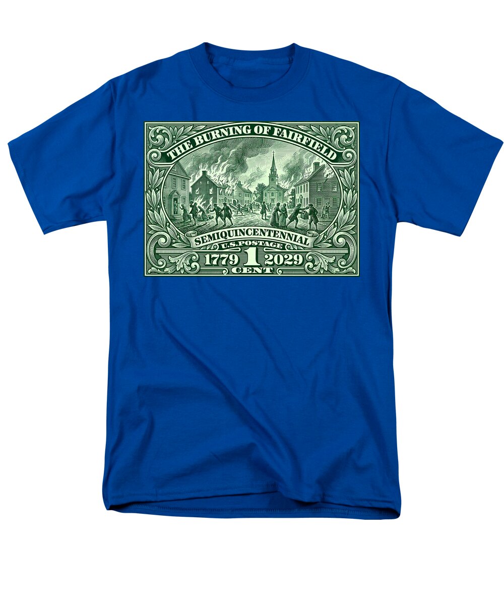 Burning of Fairfield 1c - Men's T-Shirt  (Regular Fit)