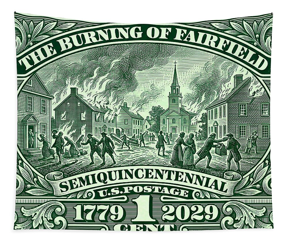 Burning of Fairfield 1c - Tapestry