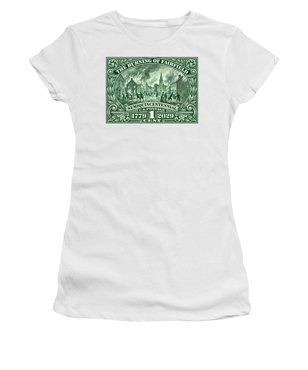 Burning of Fairfield 1c - Women's T-Shirt