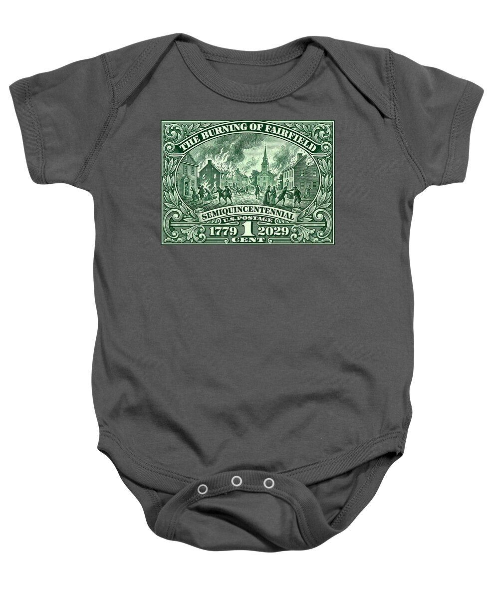 Burning of Fairfield 1c - Baby One-Piece