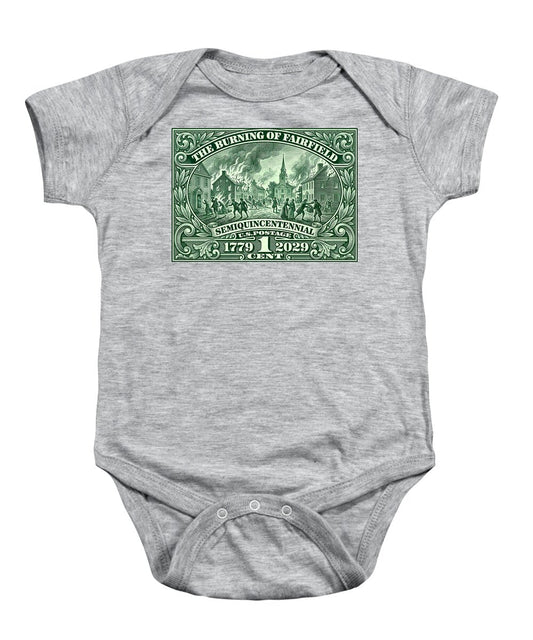 Burning of Fairfield 1c - Baby One-Piece