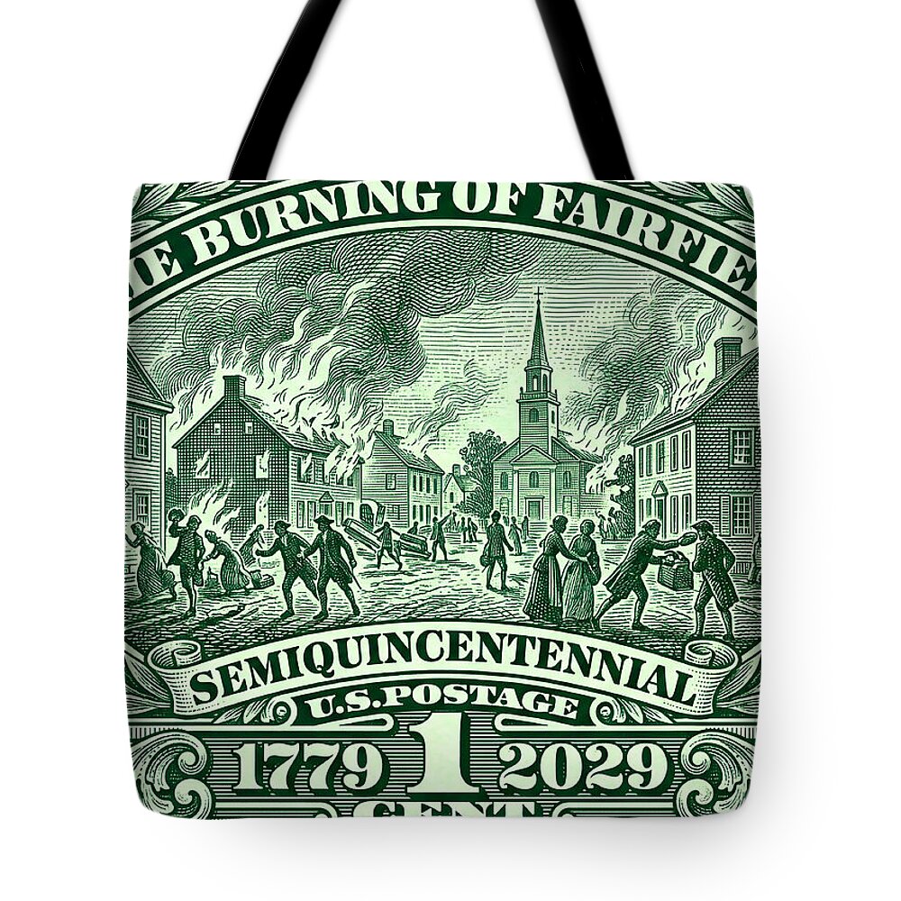 Burning of Fairfield 1c - Tote Bag