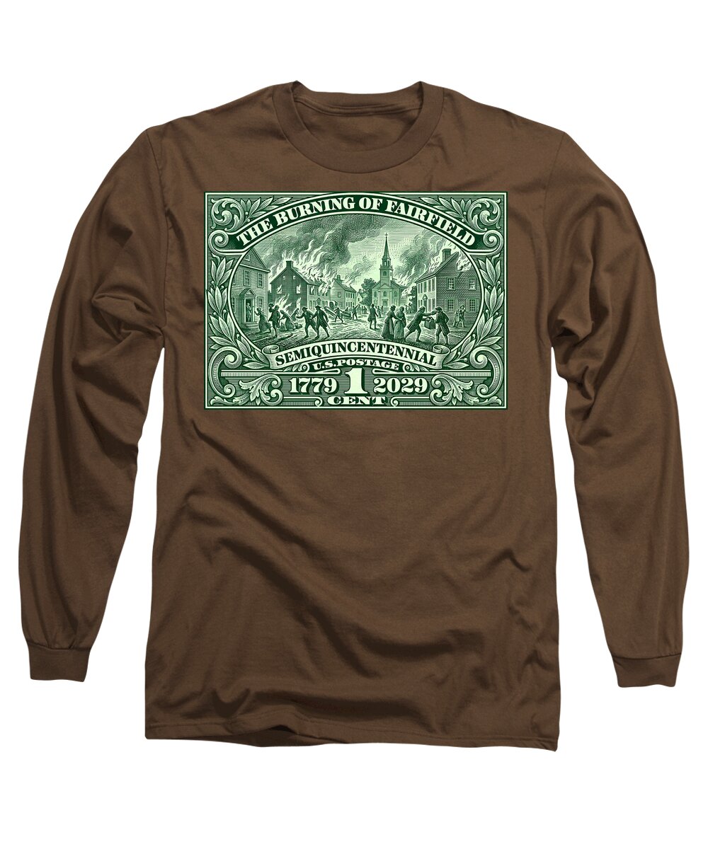 Burning of Fairfield 1c - Long Sleeve T-Shirt