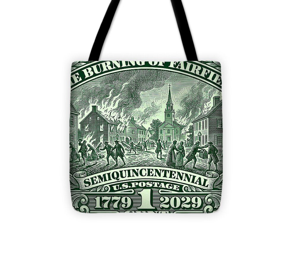 Burning of Fairfield 1c - Tote Bag