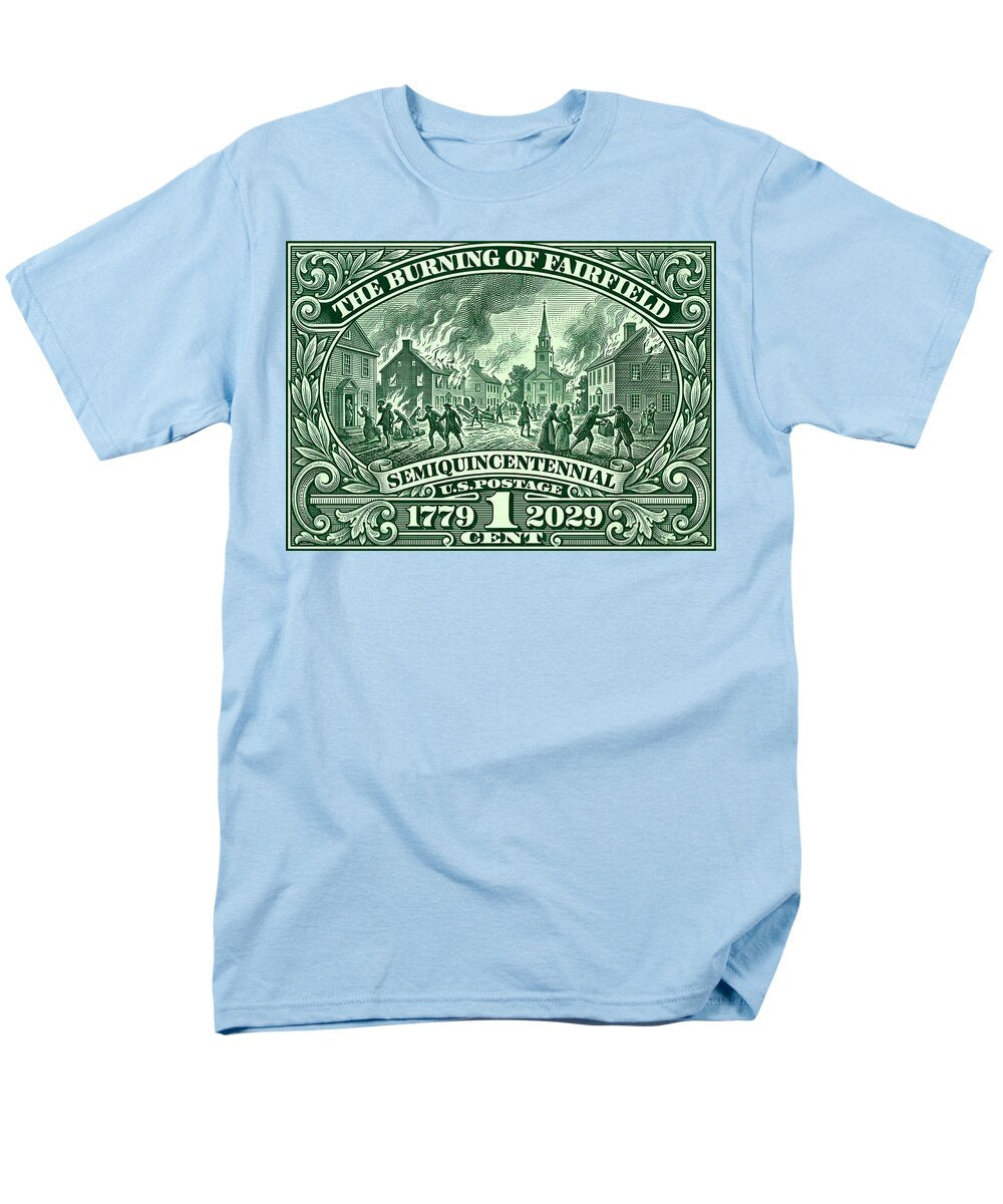 Burning of Fairfield 1c - Men's T-Shirt  (Regular Fit)