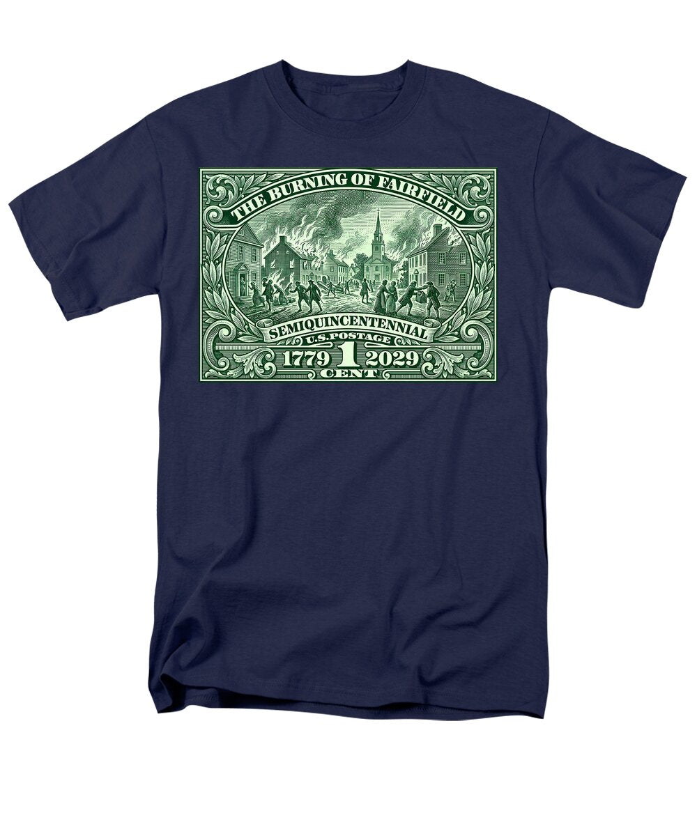 Burning of Fairfield 1c - Men's T-Shirt  (Regular Fit)
