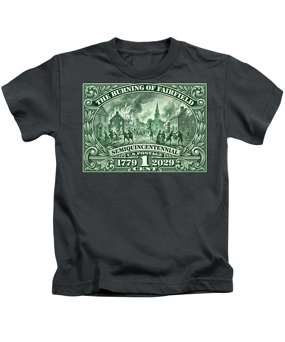 Burning of Fairfield 1c - Kids T-Shirt