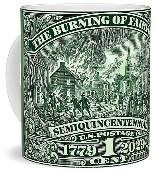 Burning of Fairfield 1c - Mug