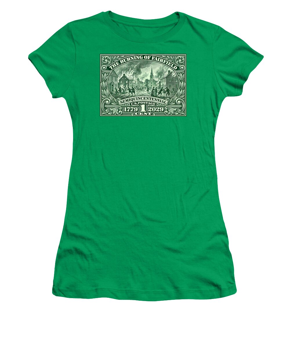 Burning of Fairfield 1c - Women's T-Shirt