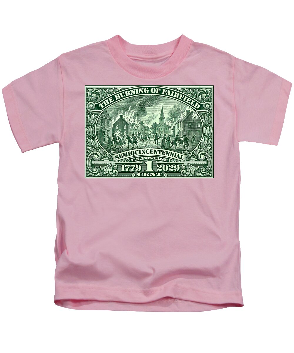 Burning of Fairfield 1c - Kids T-Shirt