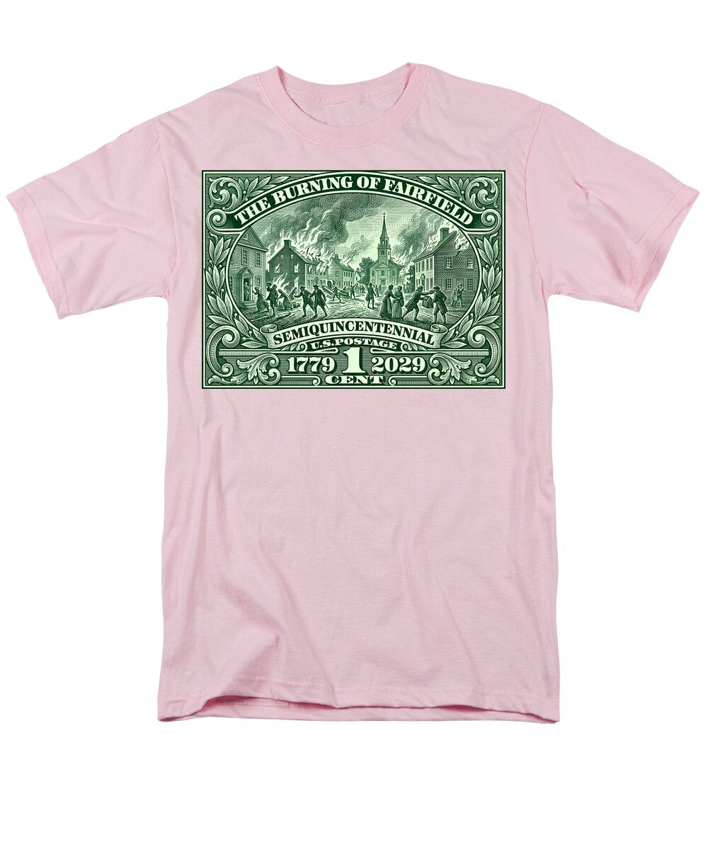 Burning of Fairfield 1c - Men's T-Shirt  (Regular Fit)