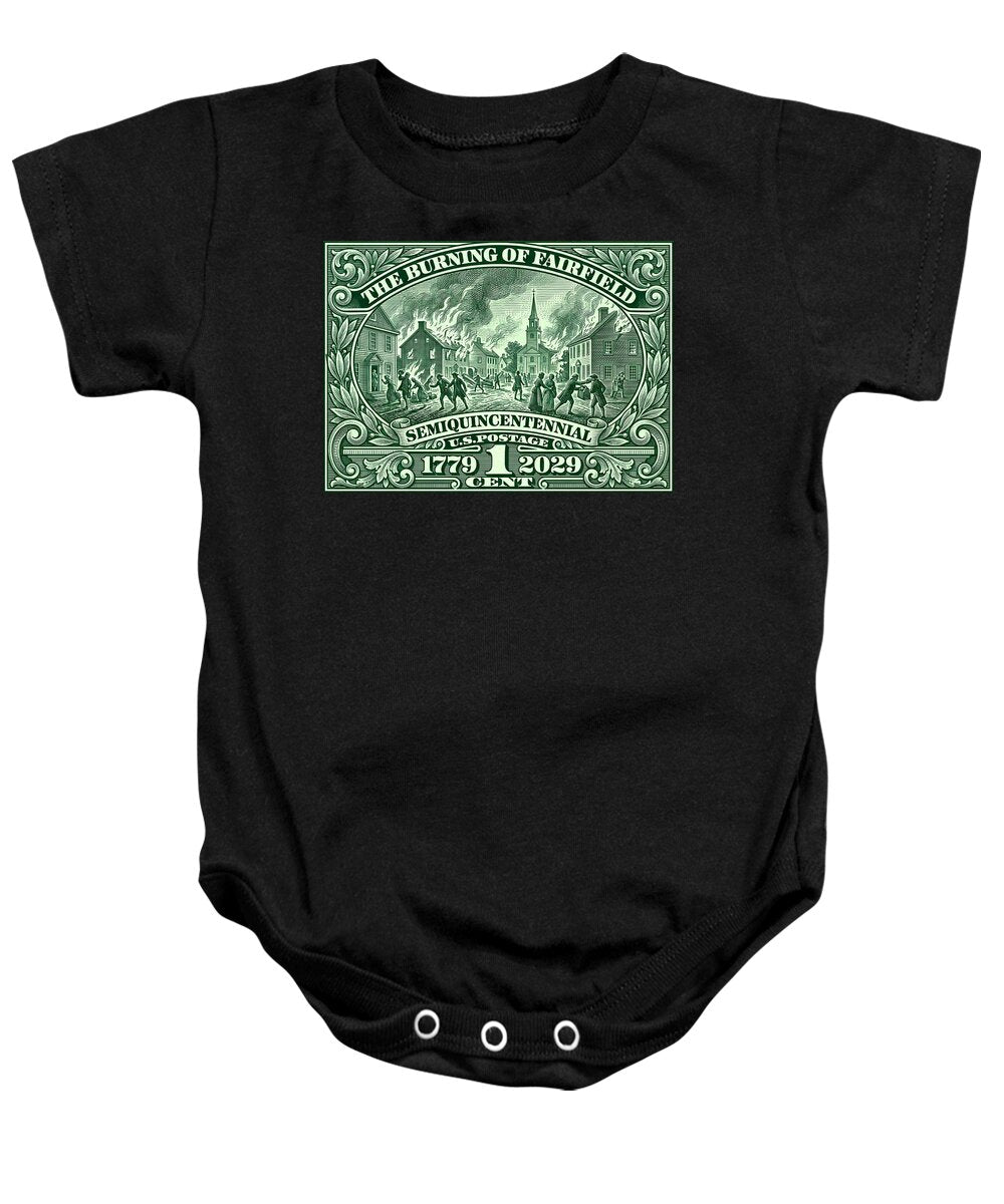 Burning of Fairfield 1c - Baby One-Piece