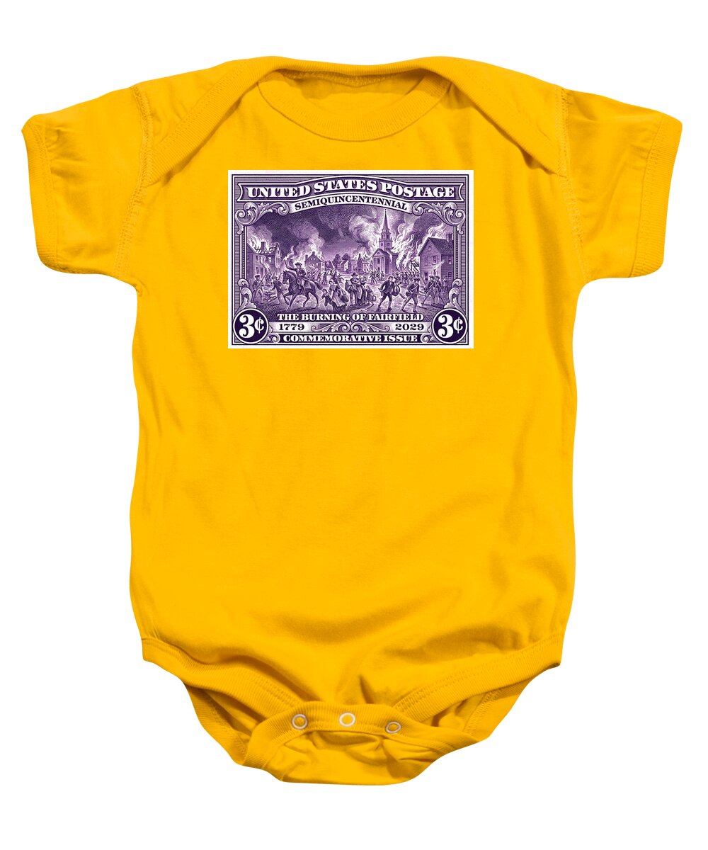 Burning of Fairfield 3c - Baby One-Piece