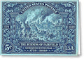 Burning of Fairfield 5c - Greeting Card