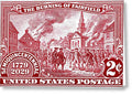 Burning of Fairfield 2c - Greeting Card