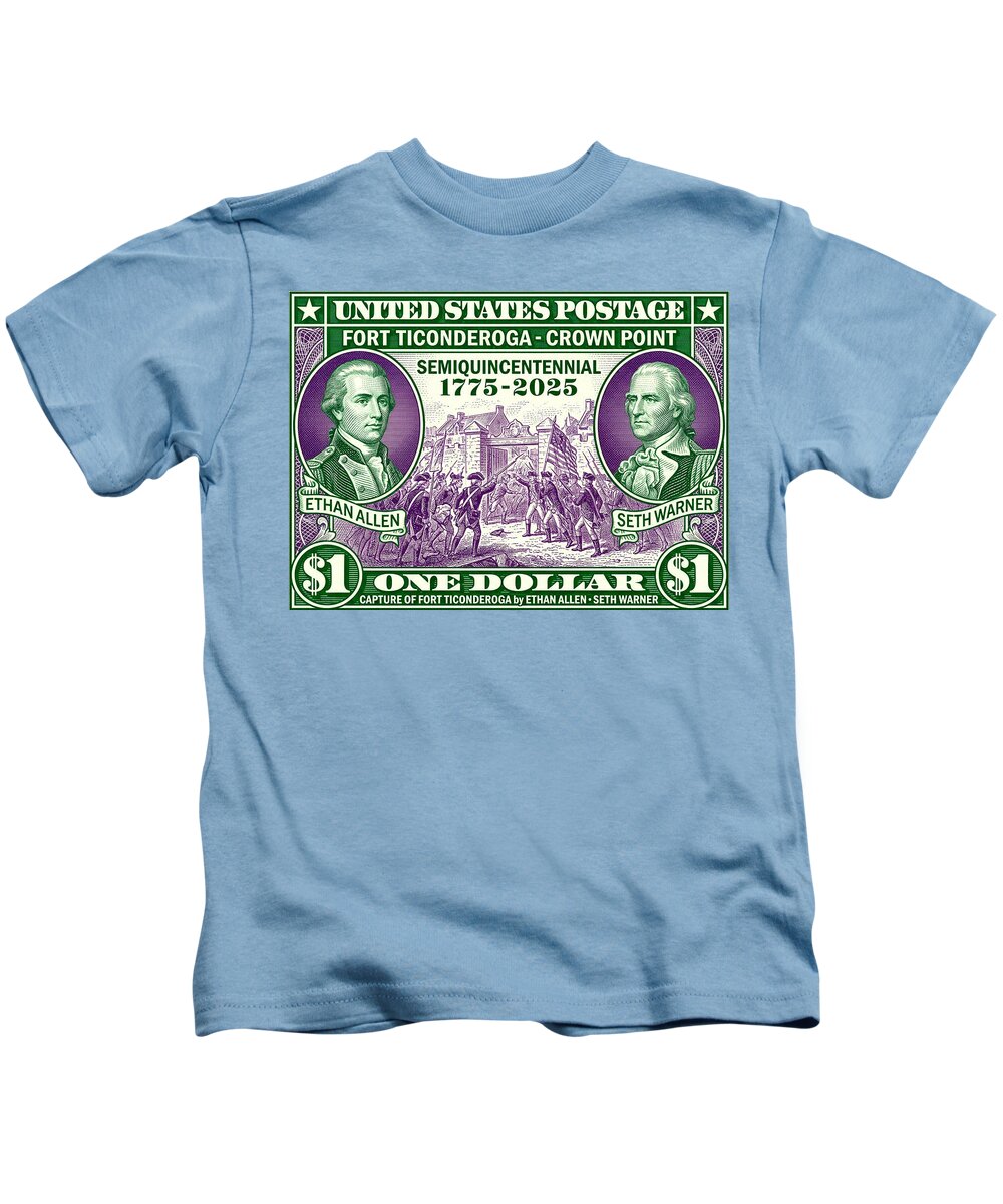 Capture of Fort Ticonderoga $1 - Kids T-Shirt