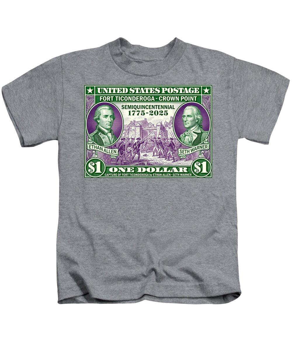 Capture of Fort Ticonderoga $1 - Kids T-Shirt