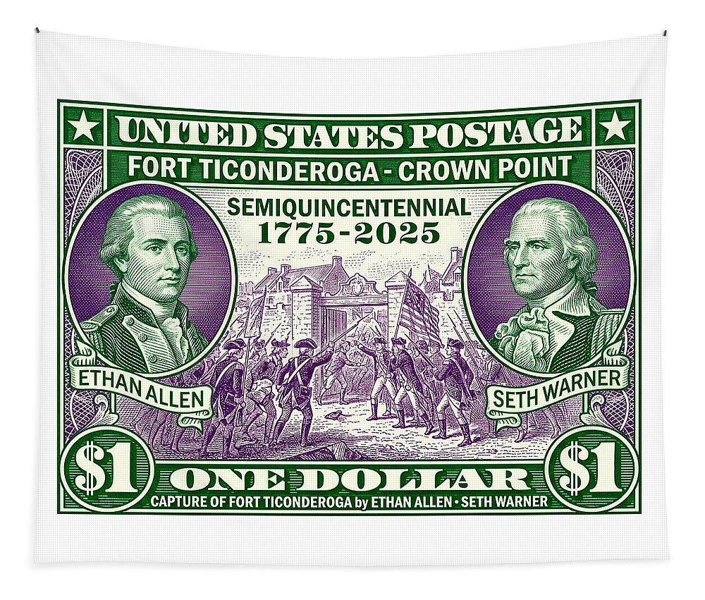 Capture of Fort Ticonderoga $1 - Tapestry