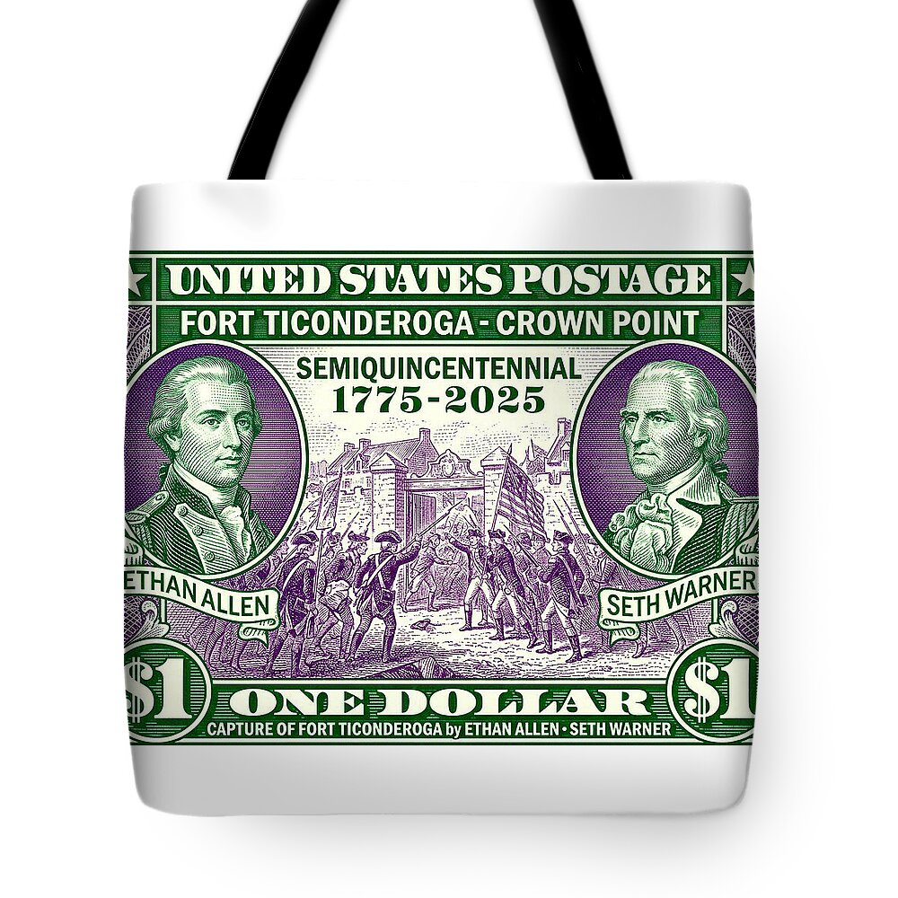 Capture of Fort Ticonderoga $1 - Tote Bag