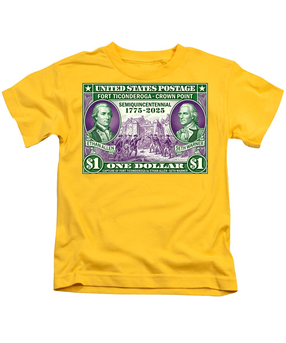 Capture of Fort Ticonderoga $1 - Kids T-Shirt