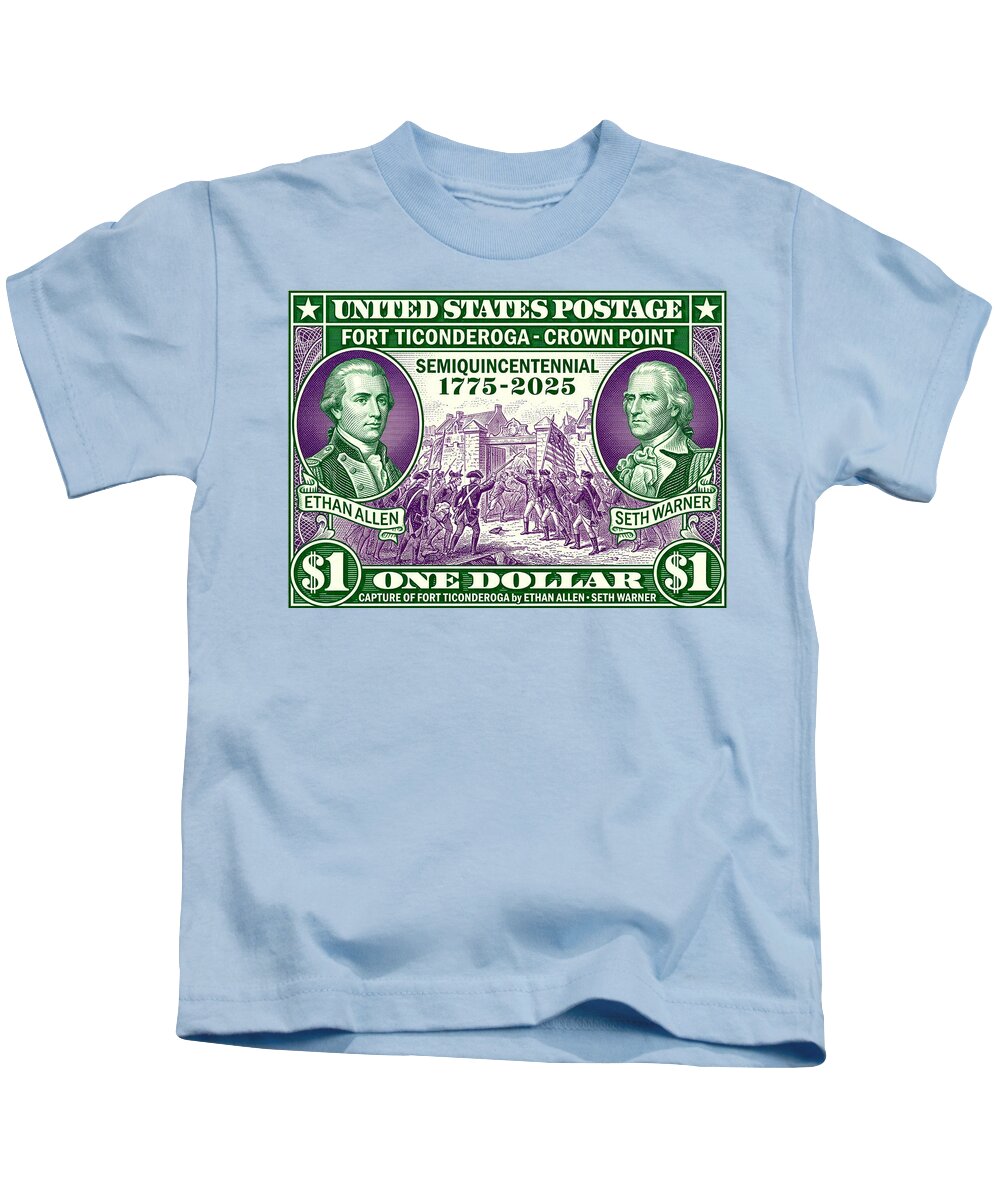 Capture of Fort Ticonderoga $1 - Kids T-Shirt