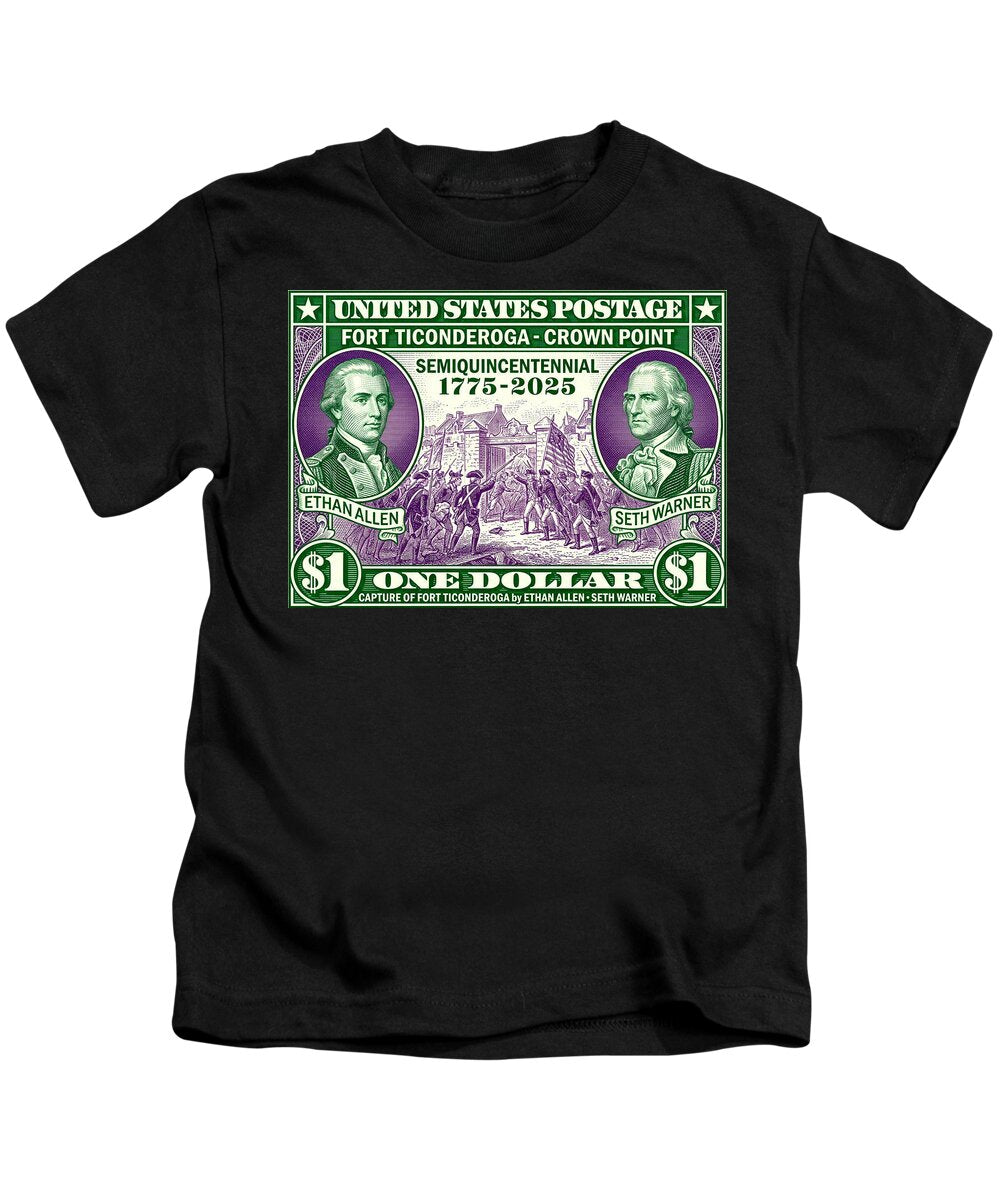 Capture of Fort Ticonderoga $1 - Kids T-Shirt