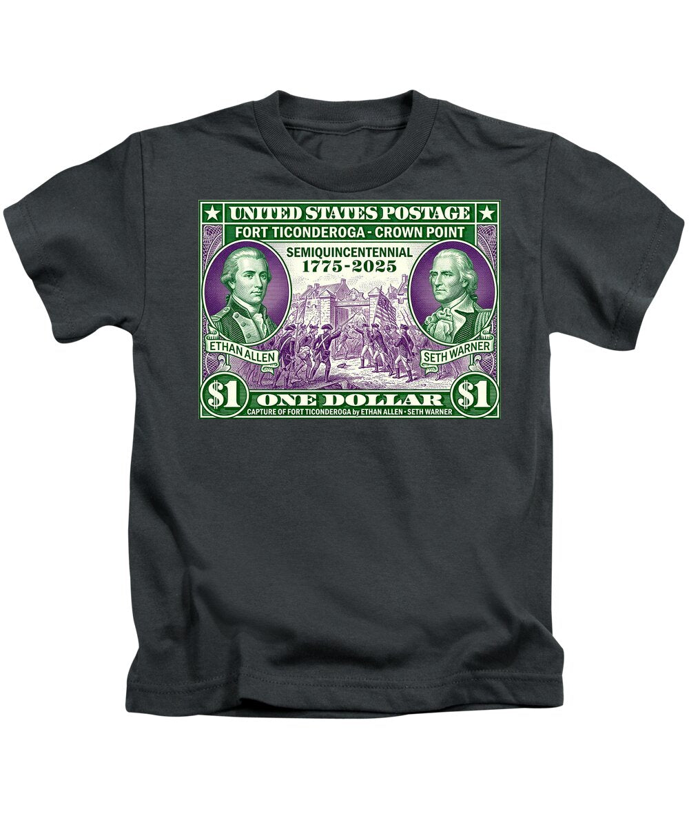 Capture of Fort Ticonderoga $1 - Kids T-Shirt