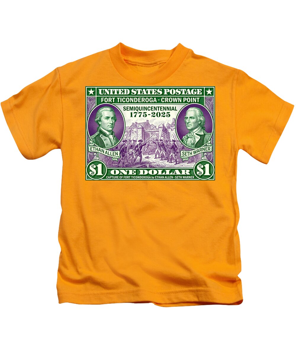 Capture of Fort Ticonderoga $1 - Kids T-Shirt