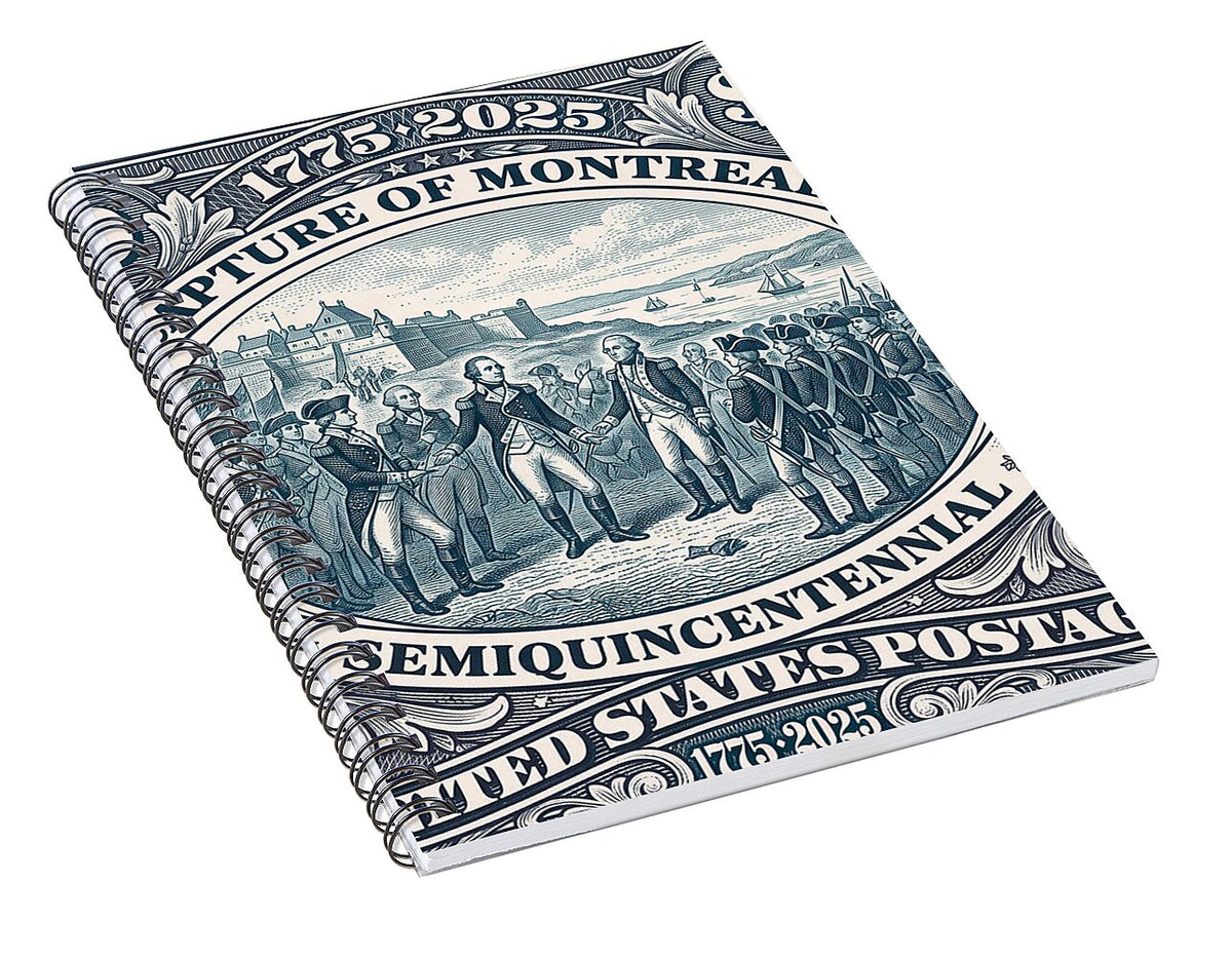 Capture of Montreal $9 - Spiral Notebook