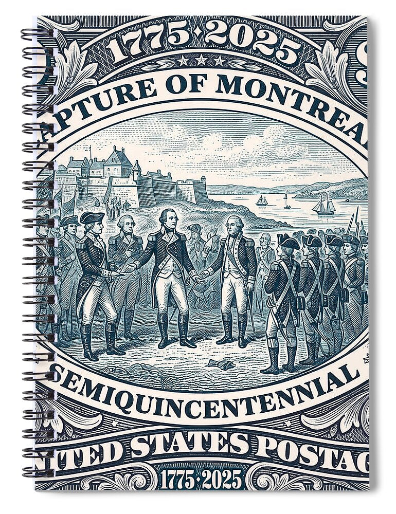 Capture of Montreal $9 - Spiral Notebook