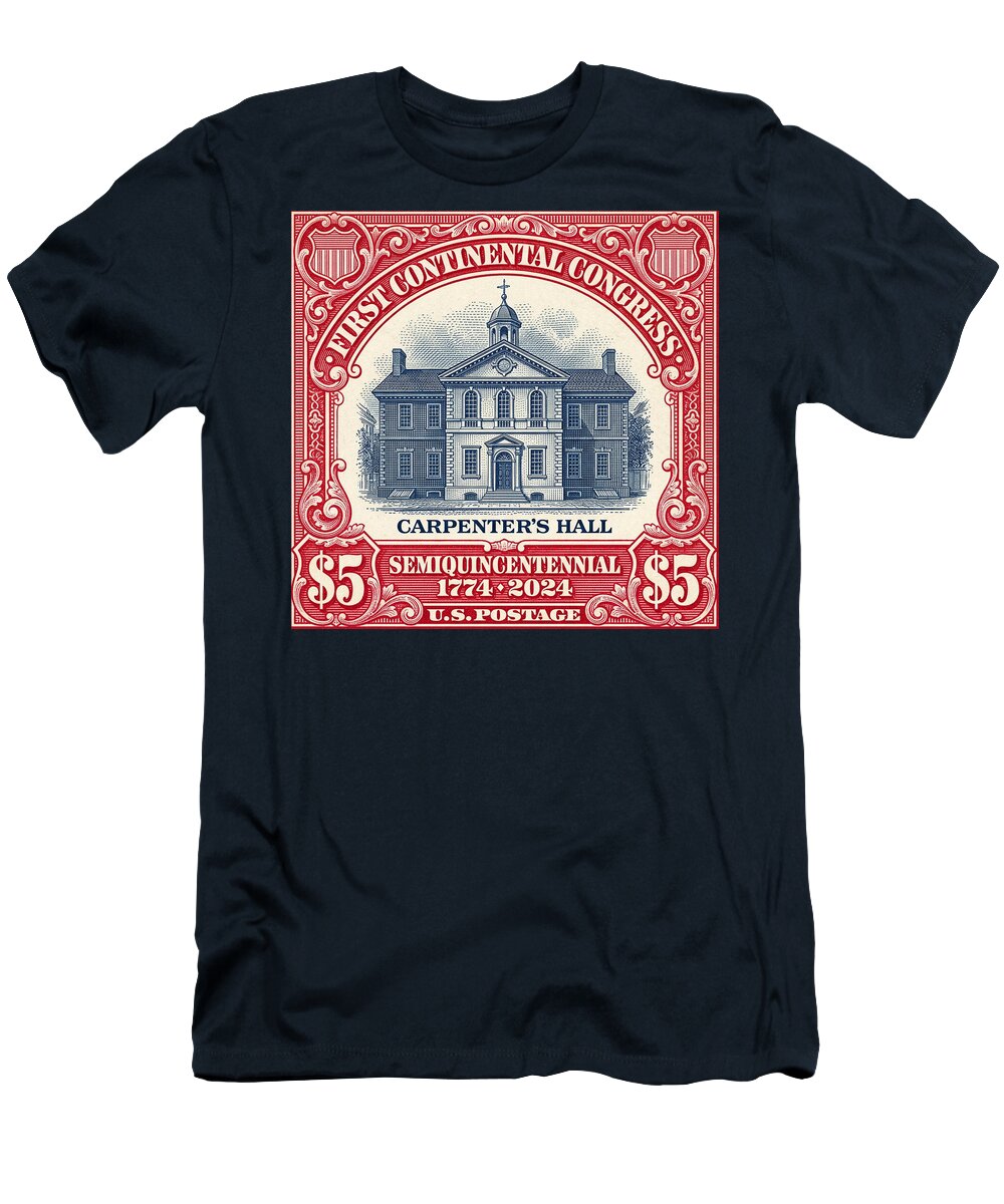 Carpenters Hall $5 - T-Shirt