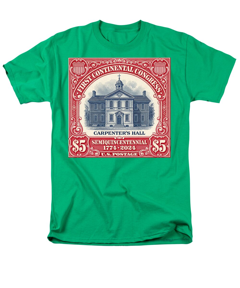 Carpenters Hall $5 - Men's T-Shirt  (Regular Fit)