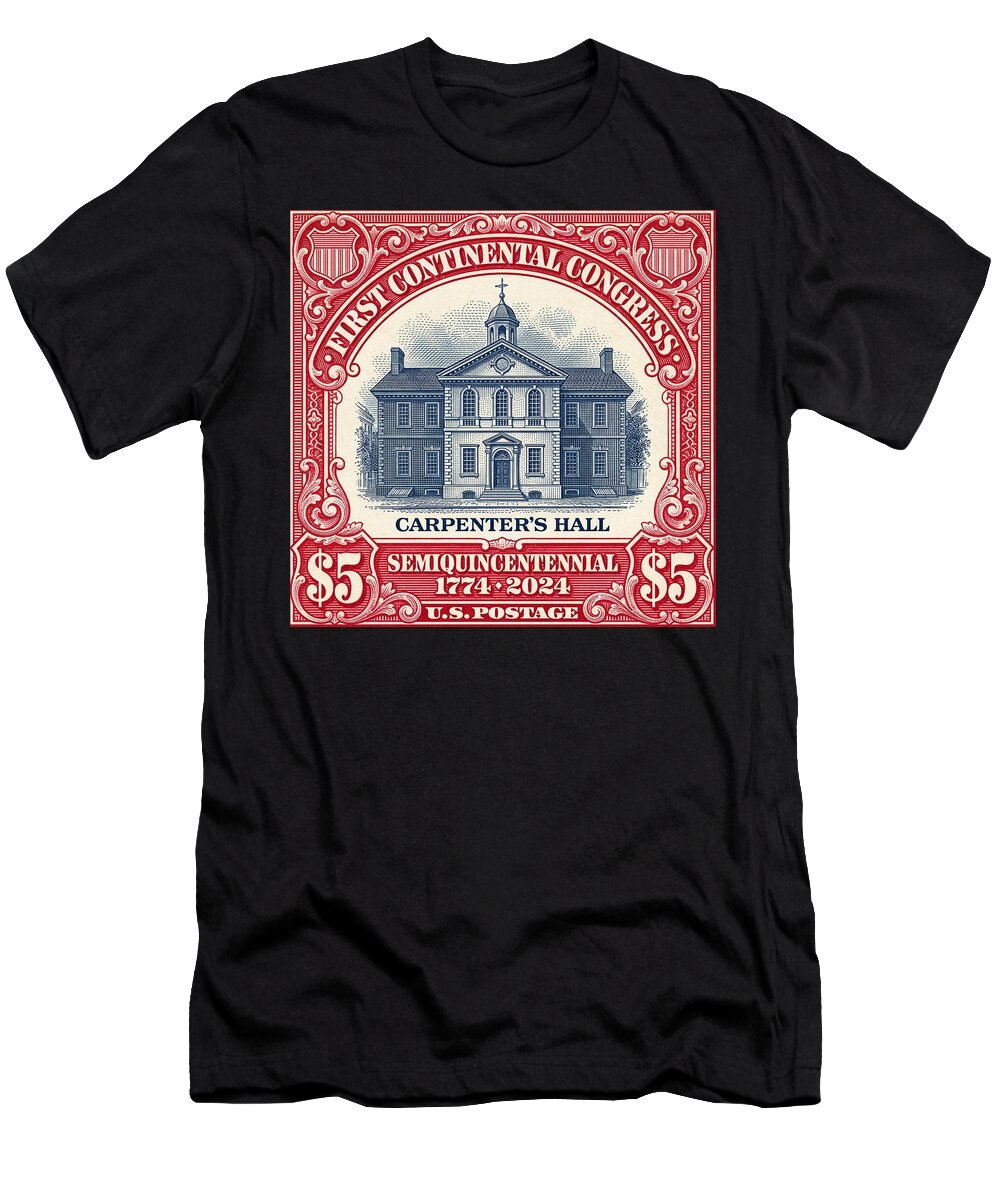 Carpenters Hall $5 - T-Shirt
