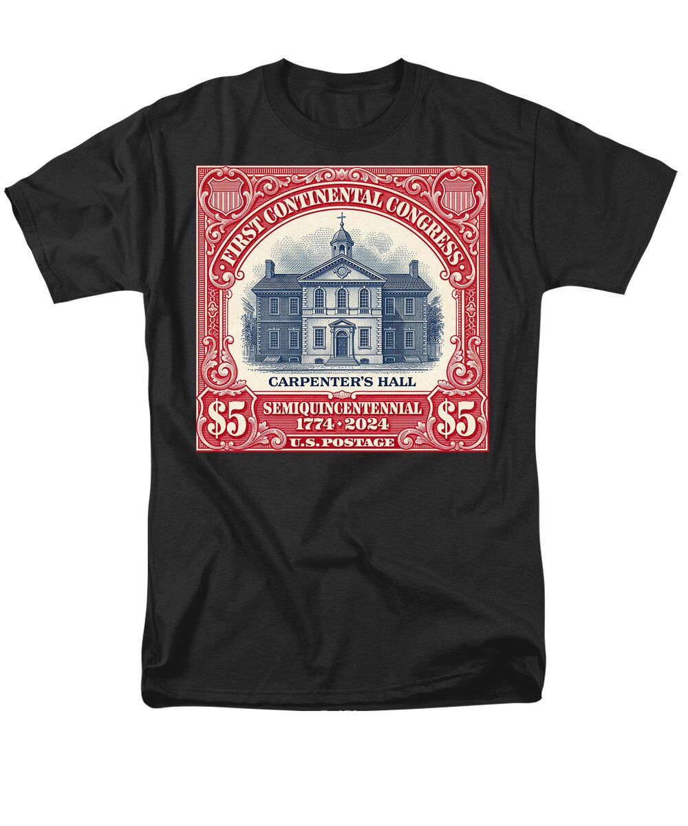 Carpenters Hall $5 - Men's T-Shirt  (Regular Fit)