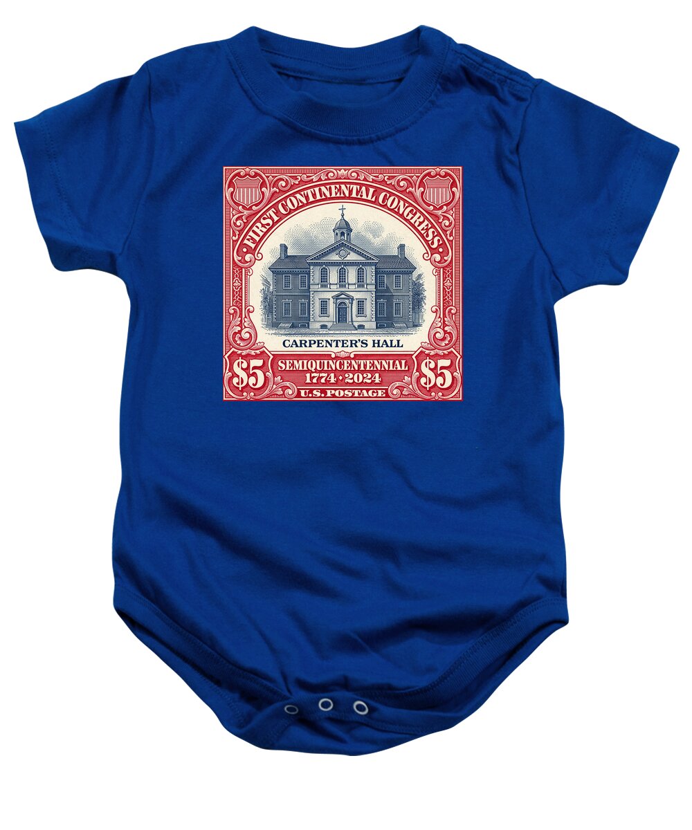 Carpenters Hall $5 - Baby One-Piece