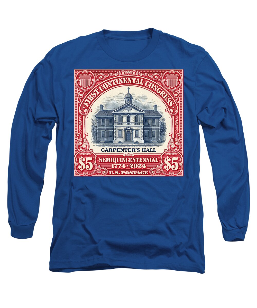 Carpenters Hall $5 - Long Sleeve T-Shirt