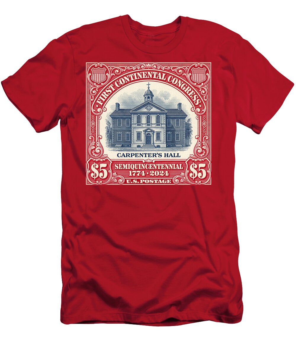 Carpenters Hall $5 - T-Shirt