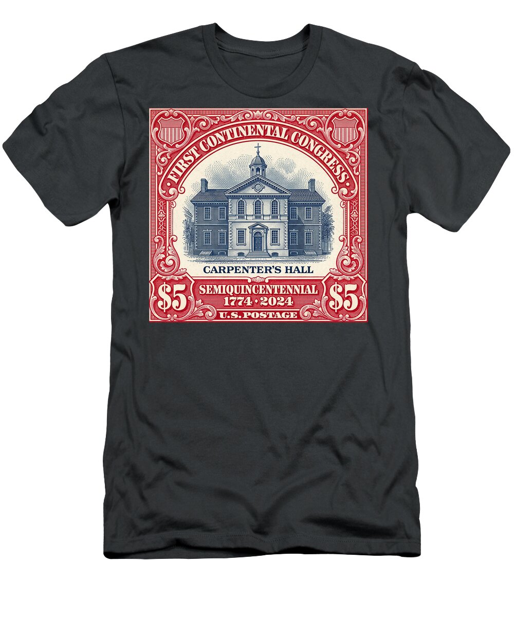 Carpenters Hall $5 - T-Shirt