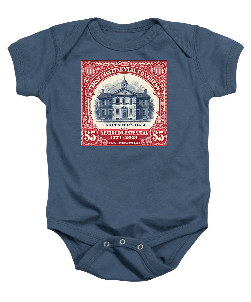 Carpenters Hall $5 - Baby One-Piece