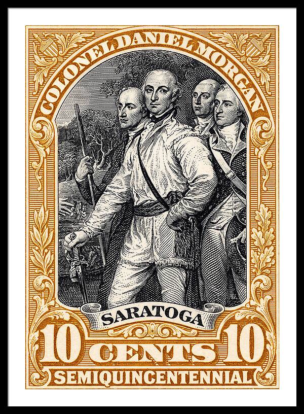 Col. Daniel Morgan 10c - Framed Print