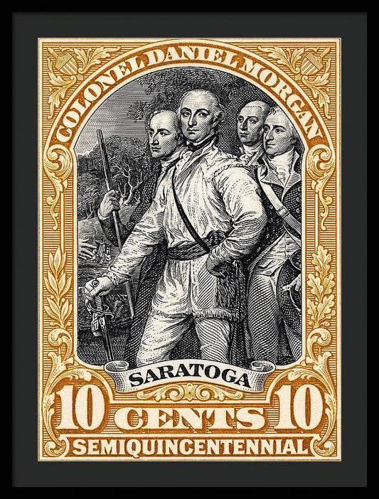Col. Daniel Morgan 10c - Framed Print