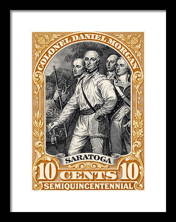 Col. Daniel Morgan 10c - Framed Print